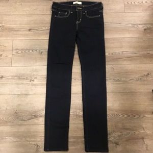 Abercrombie girls dark skinny jeans size 14